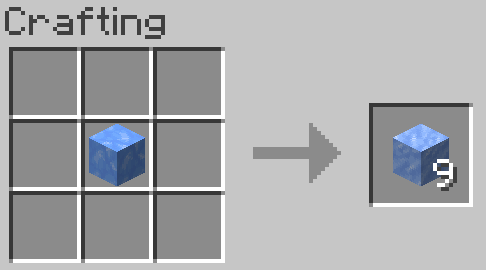 unpackable ice